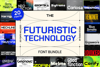 Futuristic Fonts for Modern Design Projects