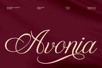 Design with Avonia: a Versatile Font Collection