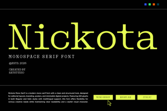 Nickota Font: Creative Projects & Design Ideas