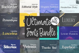Unlock Your Designs with a Complete Font Library